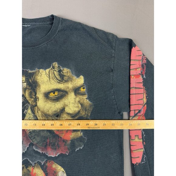 Rare Vintage Y2K Walking Dead AMC Zombie Horror TV Show Series Art Promo Tee - Picture 15 of 16